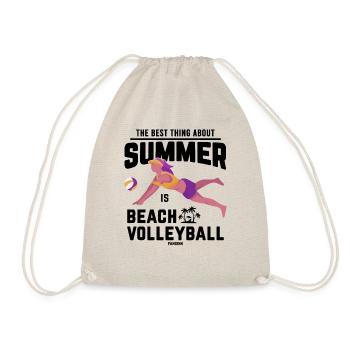 Beachvolleyball - Turnbeutel - Natur - Vorne