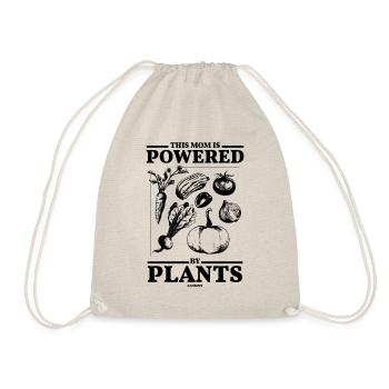 strong mother thanks to vegetables and plants - Drawstring Bag - nature - Front