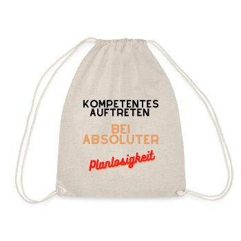 planlos-kompetent - Turnbeutel - Natur - Vorne