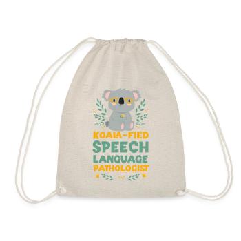 Speech Therapist Therapy Assistant - Turnbeutel - Natur - Vorne
