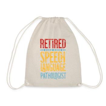 Speech Therapist Therapy Assistant - Turnbeutel - Natur - Vorne