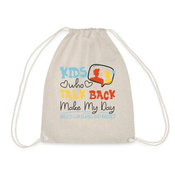 Speech Therapist Therapy Assistant - Drawstring Bag - nature - Front