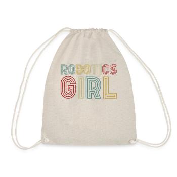 Ingénieur en robotique robotique fille - Sac de sport léger - nature - Devant