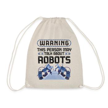 Avertissement de l’ingénieur robotique robotique - Sac de sport léger - nature - Devant