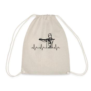 Violon Violoniste Violoniste - Sac de sport léger - nature - Devant