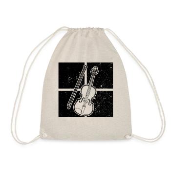 Violon Violoniste Violoniste - Sac de sport léger - nature - Devant