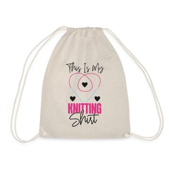 Tricoter Tricoter C’est mon - Sac de sport léger - nature - Devant