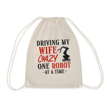 Femme d’ingénieur en robotique robotique - Sac de sport léger - nature - Devant