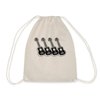 Ukulele Ukulele Player Ukulelist - Drawstring Bag - nature - Front