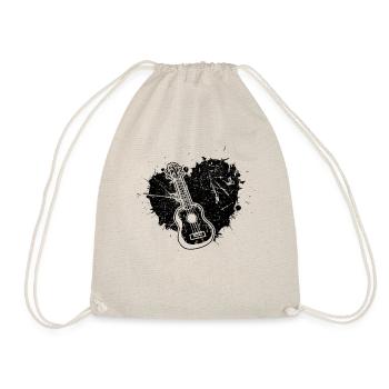 Ukulele Ukulele Player Ukulelist - Drawstring Bag - nature - Front