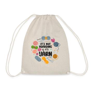 Knitting Knitter It's Not Hoarding - Turnbeutel - Natur - Vorne