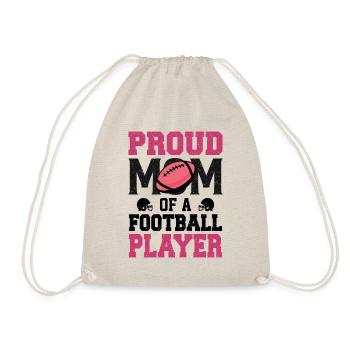 Football Maman Footballeuse Fière Mère - Sac de sport léger - nature - Devant