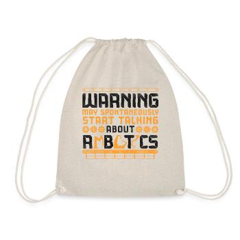 Ingénieur Robotique Robot Vintage - Sac de sport léger - nature - Devant