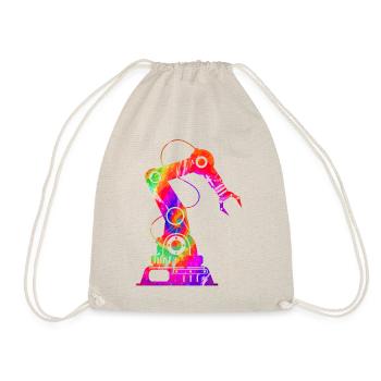 Ingénieur en robotique robotique Tie Dye - Sac de sport léger - nature - Devant