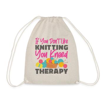 Knitting Knitter If You Don't Like - Drawstring Bag - nature - Front