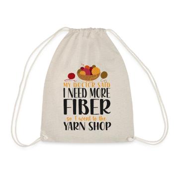 Tricoter Tricoter Mon médecin a dit que je - Sac de sport léger - nature - Devant