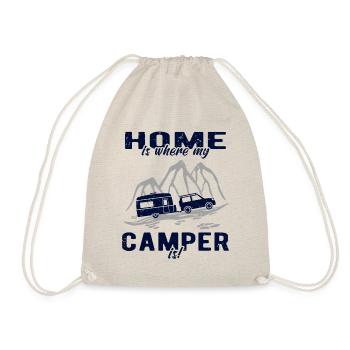 Caravan Home Camper - Drawstring Bag - nature - Front