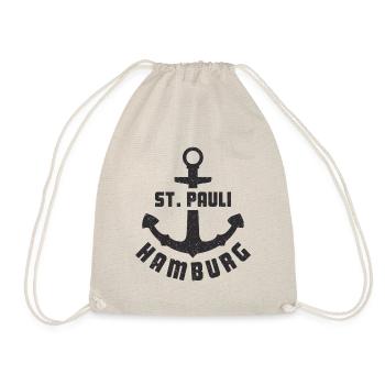 Hambourg St. Pauli Anchor Sailor Captain Gift - Sac de sport léger - nature - Devant