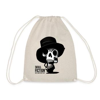 Skull Fiction Totenkopf Schädel - Drawstring Bag - nature - Front