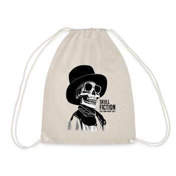 Skull Fiction Skull Skull Gift - Drawstring Bag - nature - Front