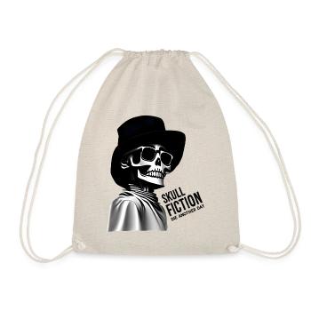 Skull Fiction Skull Skull Gift - Drawstring Bag - nature - Front