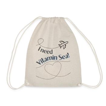 I need vitamin sea - Turnbeutel - Natur - Vorne