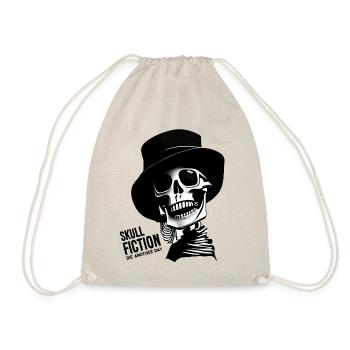 Totenkopf Skull Fiction Totenschädel - Turnbeutel - Natur - Vorne