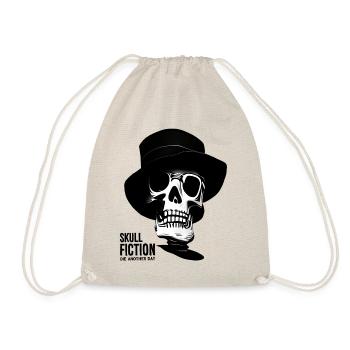 Totenkopf Skull Fiction Totenschädel - Turnbeutel - Natur - Vorne