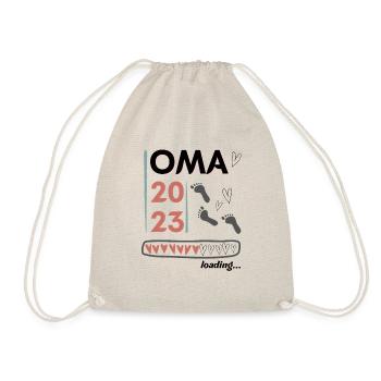 Oma 2023 loading... - Turnbeutel - Natur - Vorne