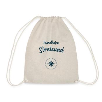 Heimathafen Stralsund Ostsee Küste Segeln Meer - Turnbeutel - Natur - Vorne