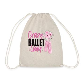 Ballet Dancer Dance Girl Ballerina - Drawstring Bag - nature - Front