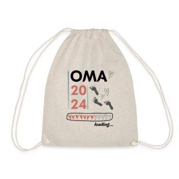 Oma 2024 loading... - Turnbeutel - Natur - Vorne