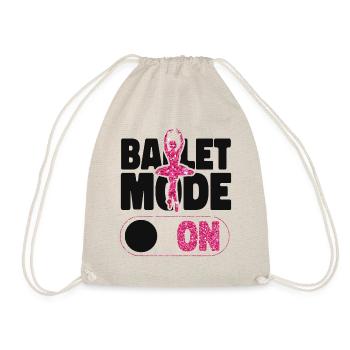 Ballet Dancer Dance Girl Ballerina - Turnbeutel - Natur - Vorne