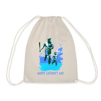 Baseball Father's Day Mother's Day Gift Idea - Drawstring Bag - nature - Front