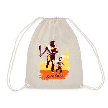 Baseball Father's Day Mother's Day Gift Idea - Drawstring Bag - nature - Front