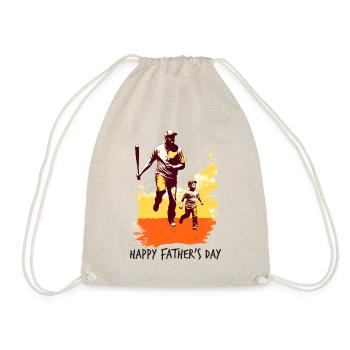Baseball Father's Day Mother's Day Gift Idea - Drawstring Bag - nature - Front