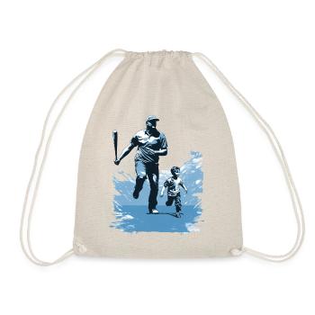 Baseball Father's Day Mother's Day Gift Idea - Drawstring Bag - nature - Front