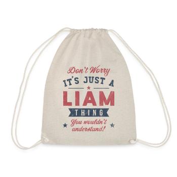 Its a Liam thing - Drawstring Bag - nature - Front