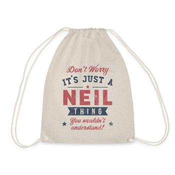 Its a Neil thing - Drawstring Bag - nature - Front