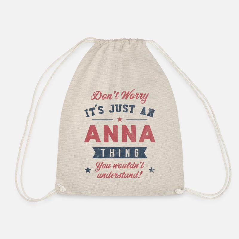 Es ist eine Anna-Sache - Turnbeutel - Natur