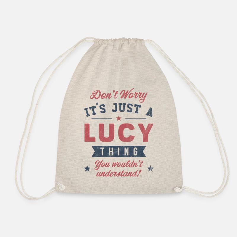 Es ist eine Lucy-Sache - Turnbeutel - Natur