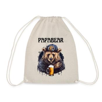 Papa Bear fier Papa papa fier papa - Sac de sport léger - nature - Devant