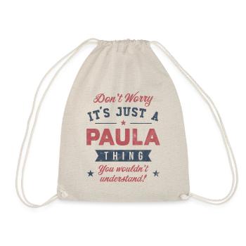 Es ist eine Paula-Sache - Turnbeutel - Natur - Vorne