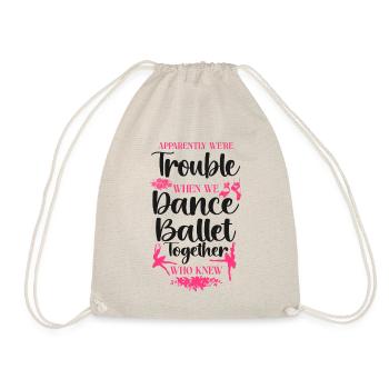 Ballet Danseuse Danse Ballerine - Sac de sport léger - nature - Devant