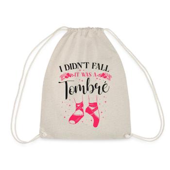 Ballet Dancer Dance Girl Ballerina - Drawstring Bag - nature - Front