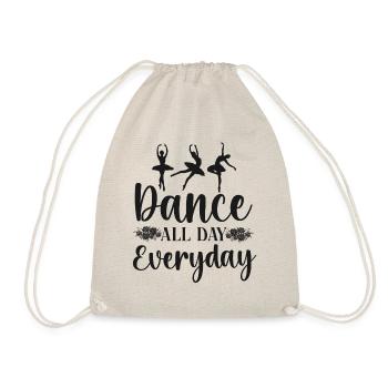 Ballet Dancer Dance Girl Ballerina - Drawstring Bag - nature - Front
