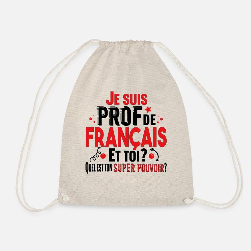 Prof Professeur Français Métier Collège Lycée - Sac de sport léger - nature