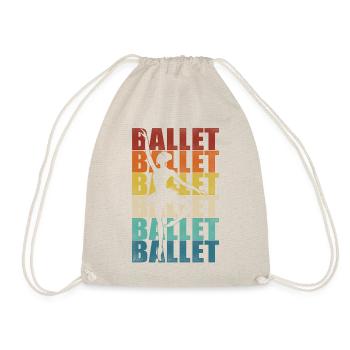 Ballet Danseuse Danse Ballerine - Sac de sport léger - nature - Devant