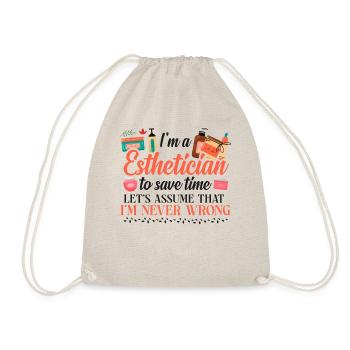 Cute Licensed Esthetician Skincare - Turnbeutel - Natur - Vorne