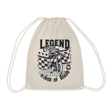 Motorcross Legend Speedway Enduro Dirt Bike - Turnbeutel - Natur - Vorne